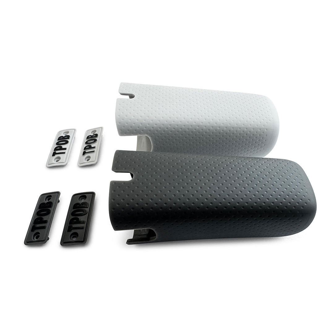 2 PLAY Clipper Spare Grips (White & Grey)