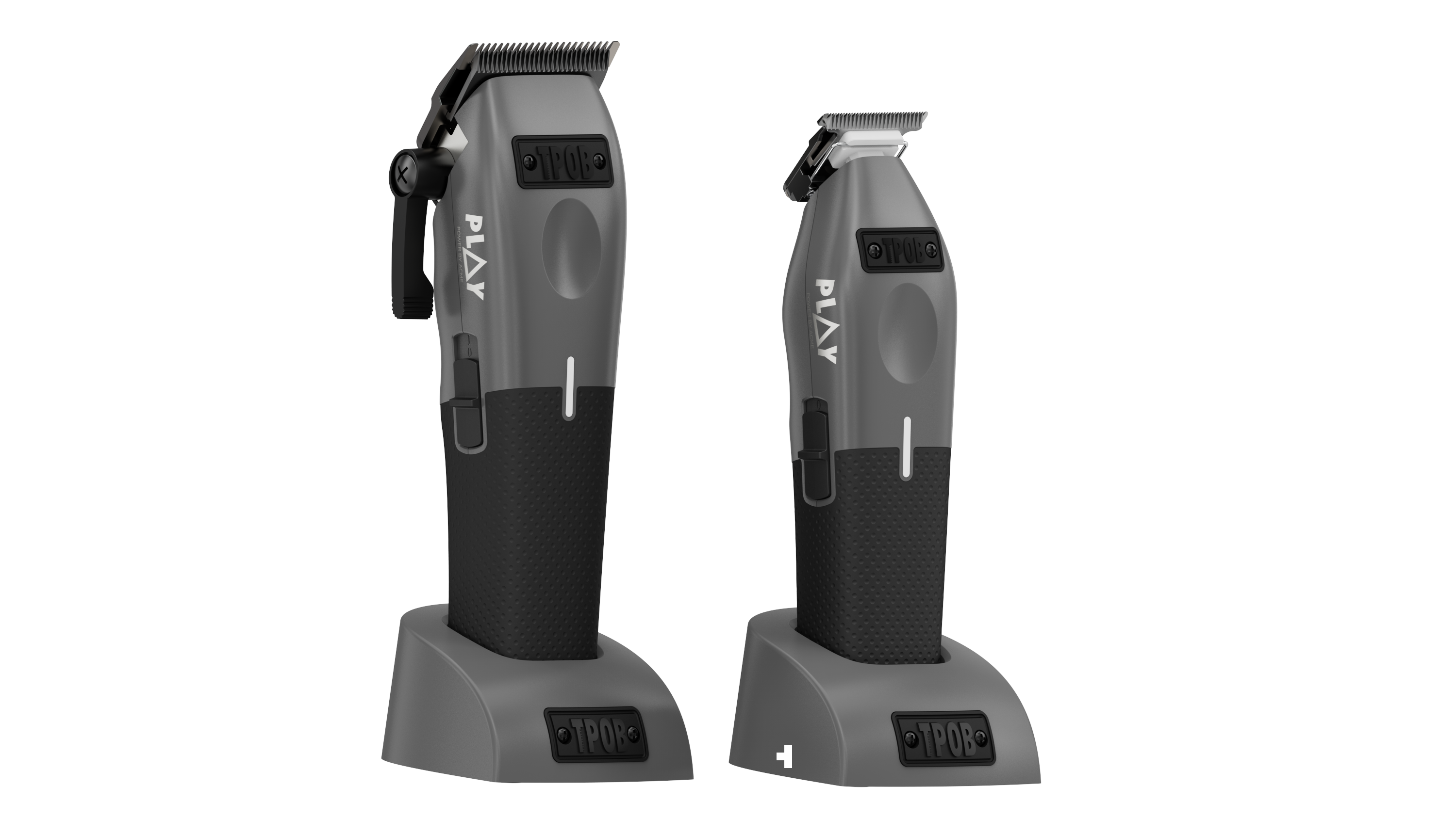 Play Gun Metal Grey Bundle (Clipper & Trimmer)