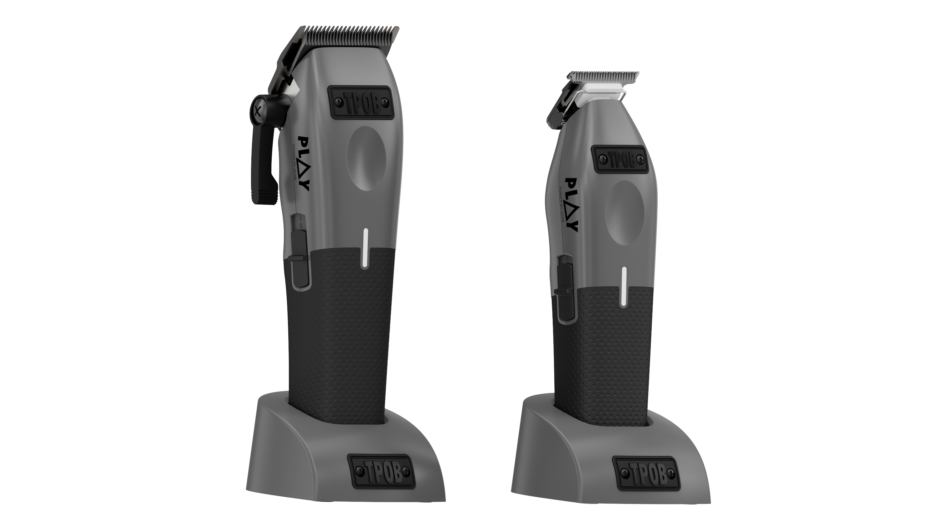 Play Gun Metal Grey Bundle (Clipper & Trimmer)