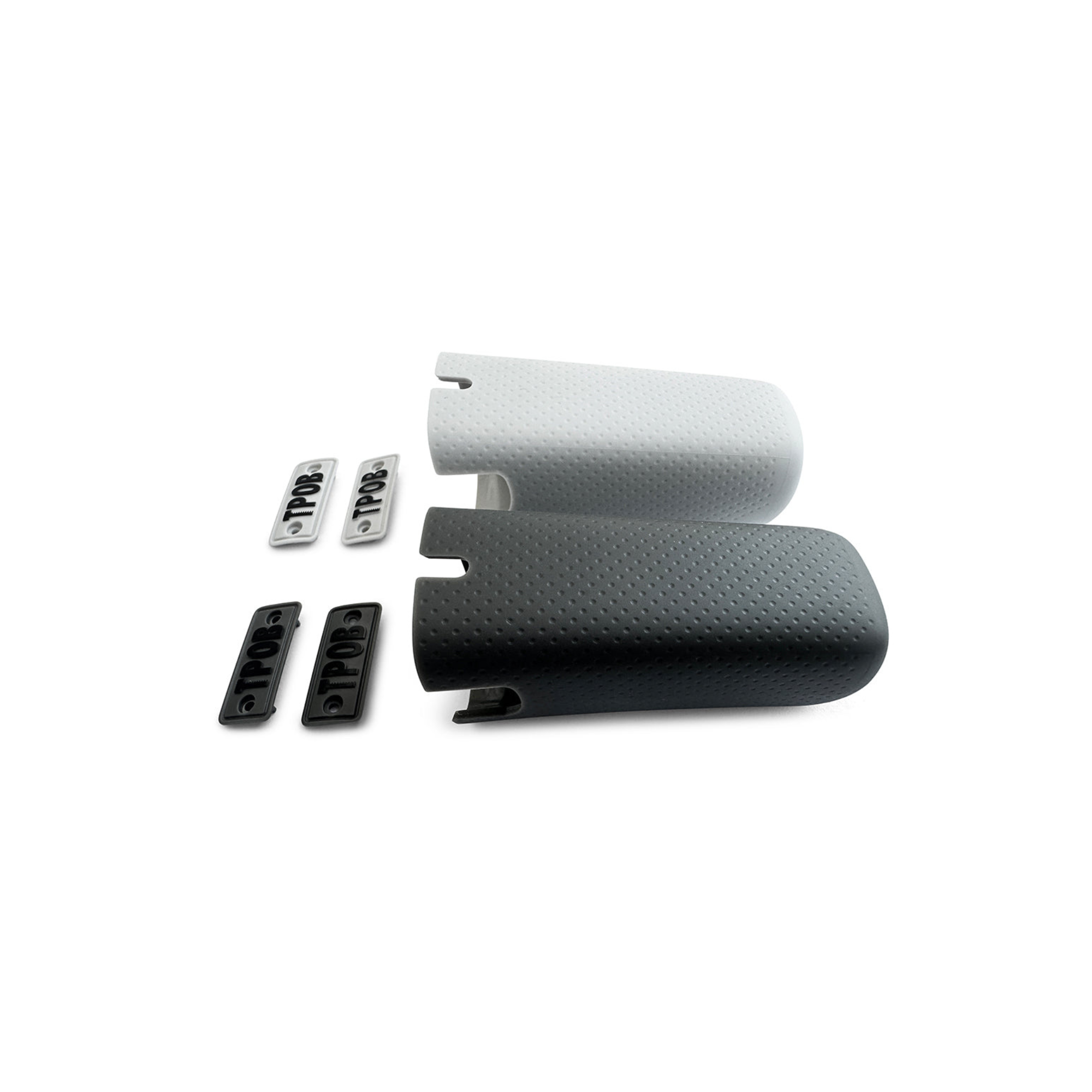 2 PLAY Clipper Spare Grips (White & Grey)