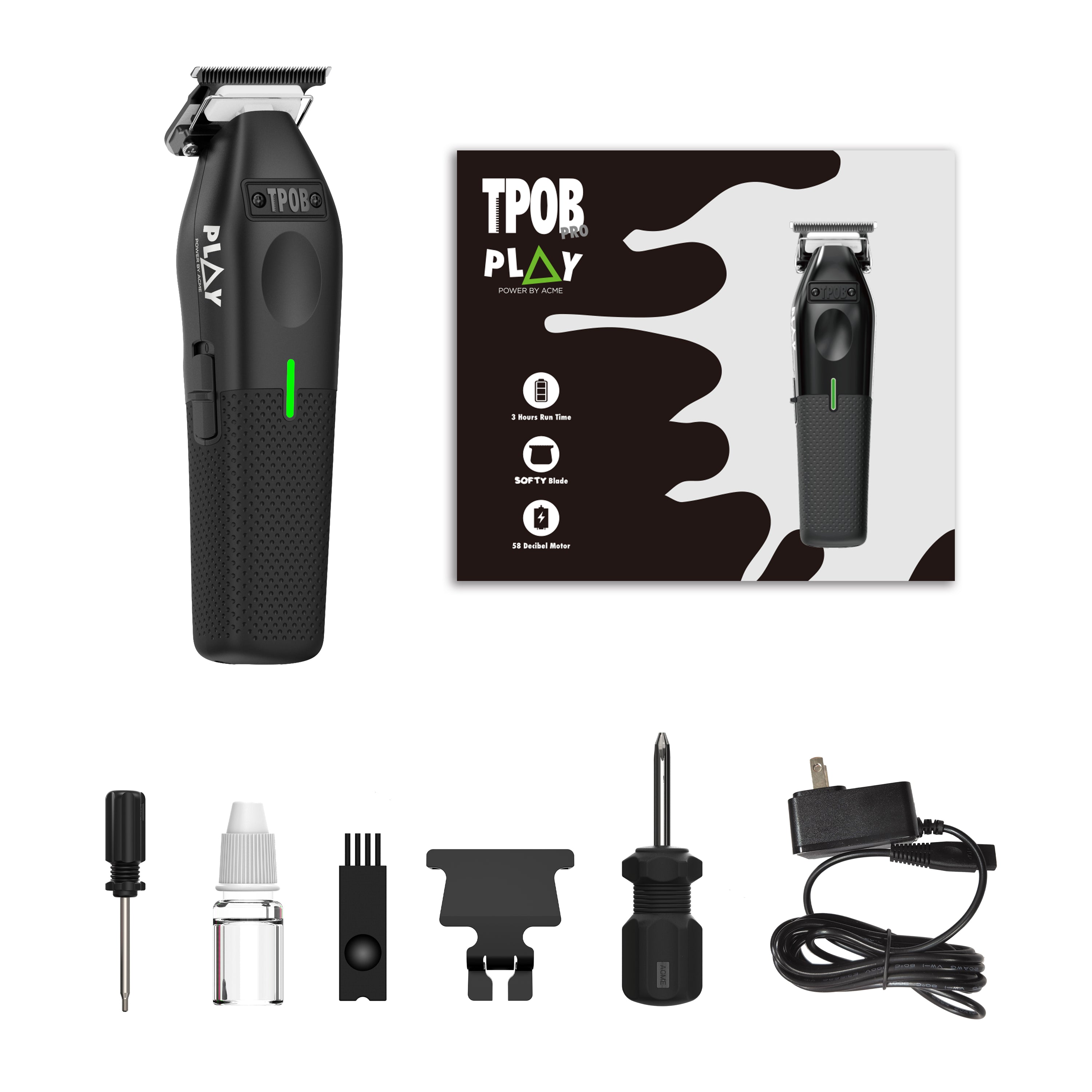 PLAY Trimmer (Black & White)